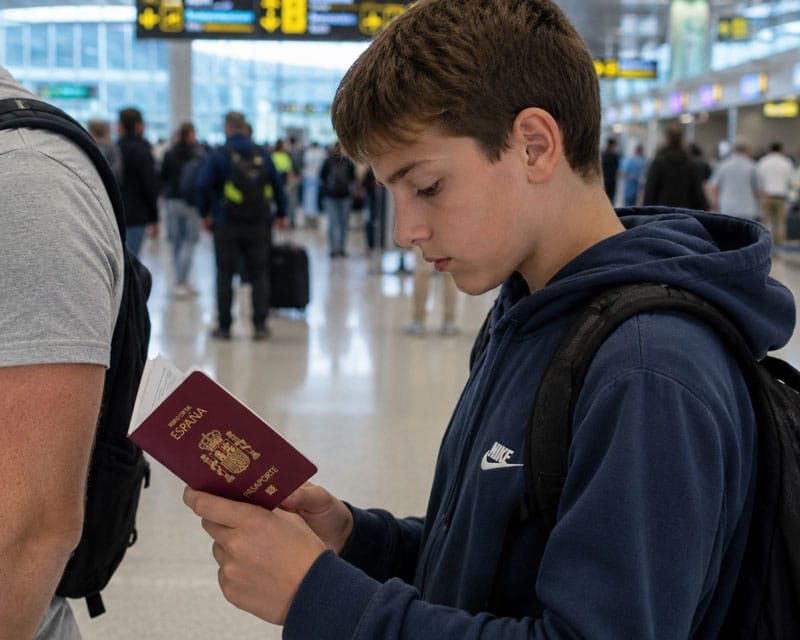 Adolescent relocating abroad after a family breakdown