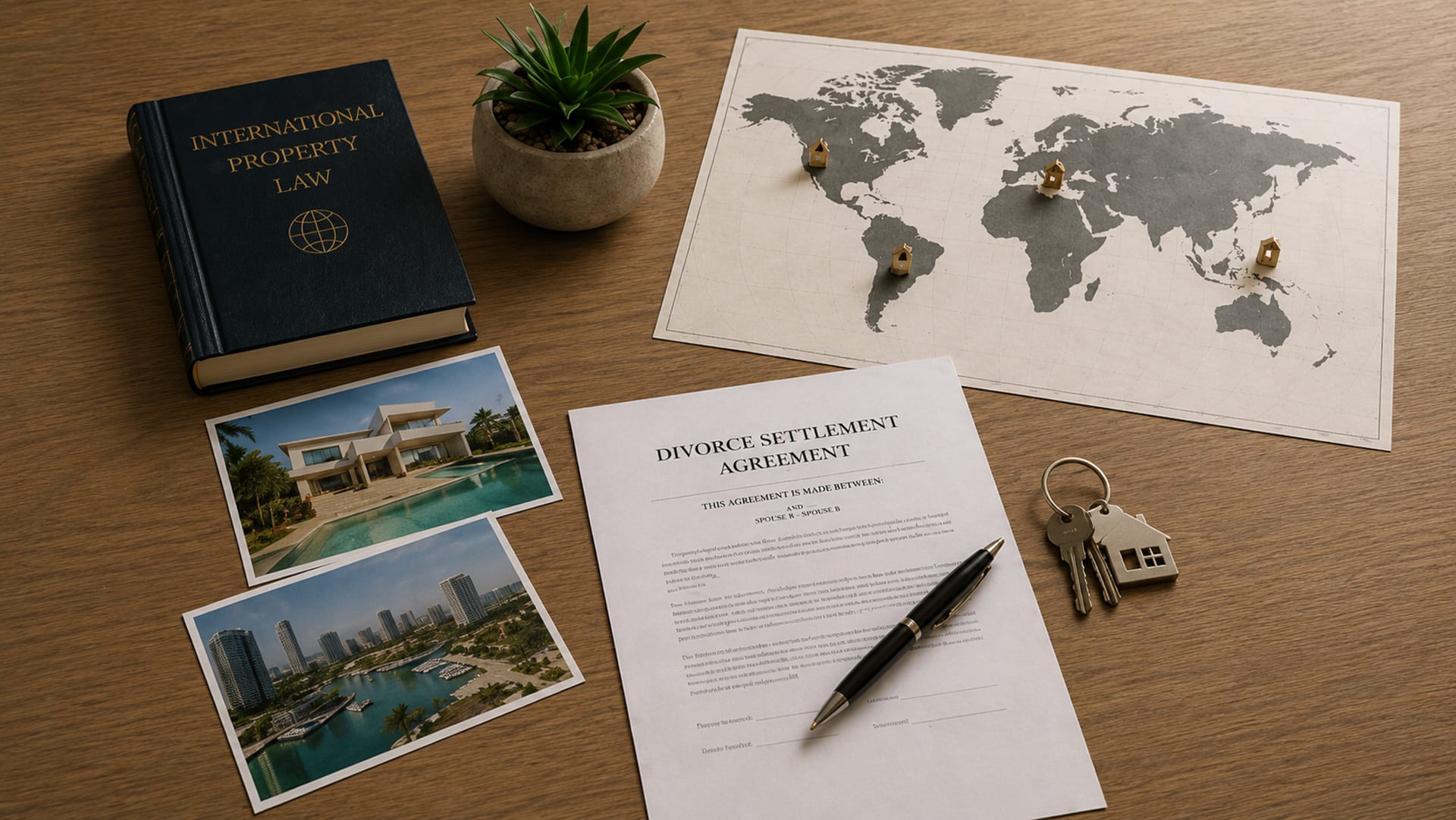 Herencia internacional con bienes en varios países